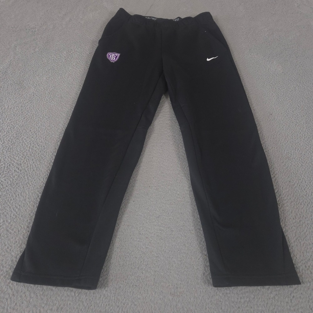 Nike Sweatpants Mens Medium Black Therma Pant Regular Straight Leg St Thomas
